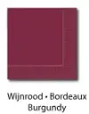 Point 2 Point Servetten, Wijnrood, 40X40 Cm, 1/4, 50St, 100% Recycle