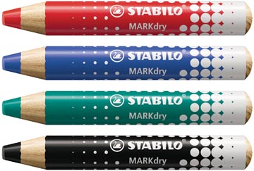 Markdry Wallet 4 Pcs + 1 Sharpener + 1 Cleaning Wipe