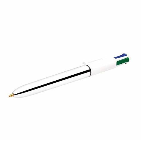 4 Kleuren BIC - shine silver - 1mm