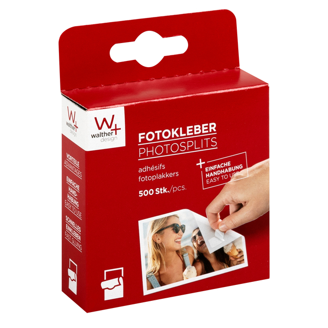 Fototape walther 13x17mm wit 500st