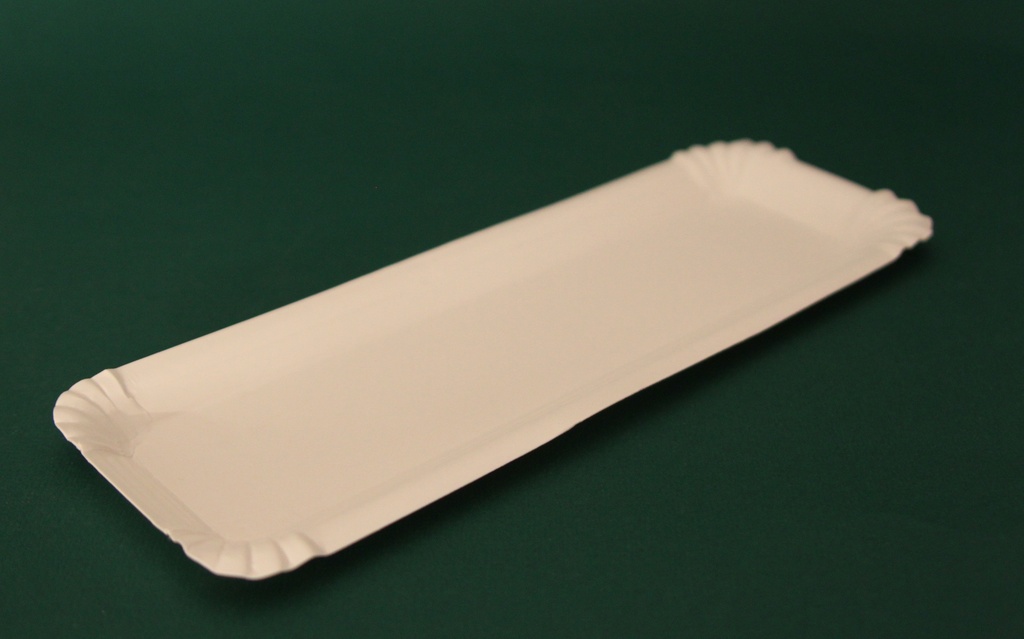 Karton Schaaltje Rechthoek 8X23cm 250 stuks