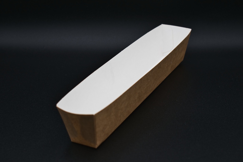 Frituurbakjes A16S (18,0X2,5X3,5 Cm) Bruine Kraft 100 Stuks