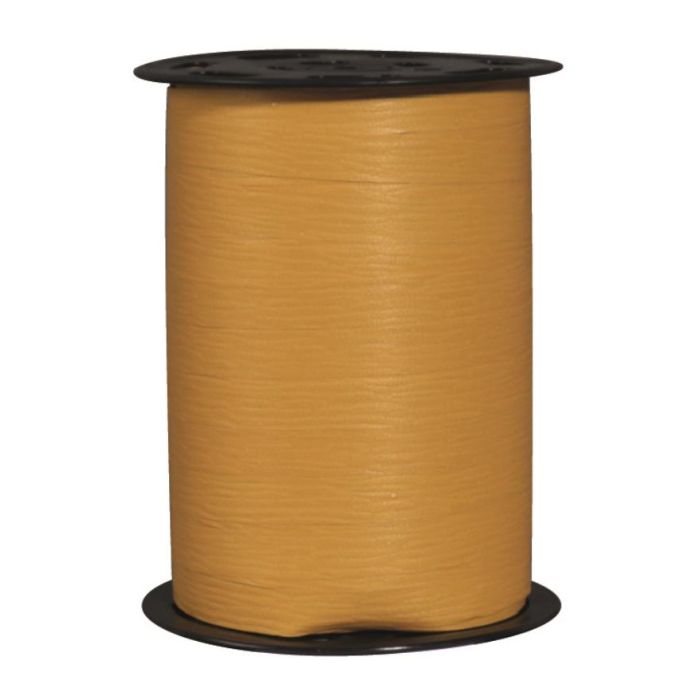  MAT LINE lint, mosterdgeel, crêpepapier effect, matte afwerking matline crepon - 10mm x 250m