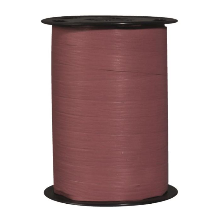 Mat Line Lint, Roos Amarante, Crêpepapier Effect, Matte Afwerking Matline Crepon - 10Mm X 250M
