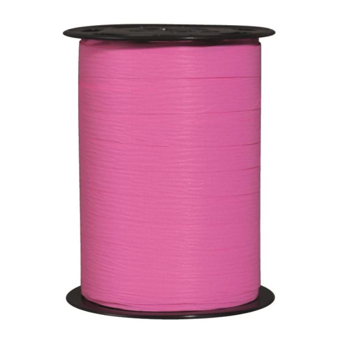 MAT LINE lint, roze/hyacint, crêpepapier effect, matte afwerking matline crepon - 10mm x 250m