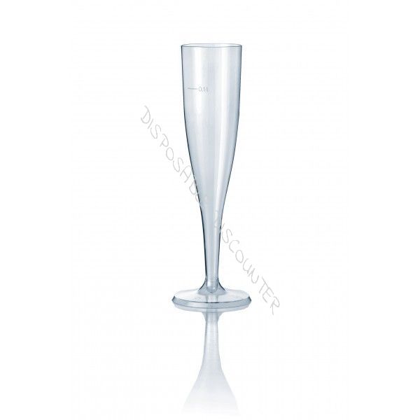 Herbruikbare Champagneglazen 100cc, 10 Stuks
