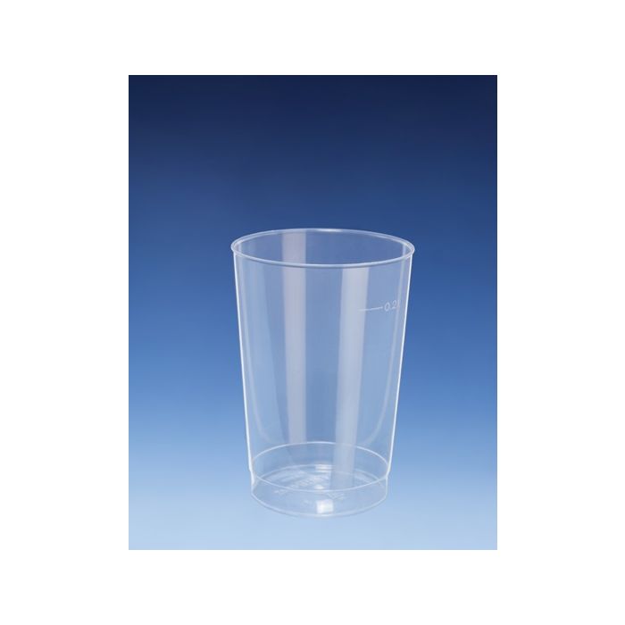 40st PP Herbruikbaar drinkglas 68x98mm 200ml C&C