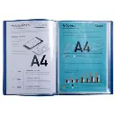 Porte-Vues/Schowalbum A4 80 Vues Bee Blue 4 Geassorteerde Kleuren