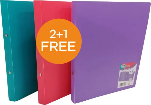 Paladin - 2-Ringsmap Trendy A4 16Mm  Ass 2+1