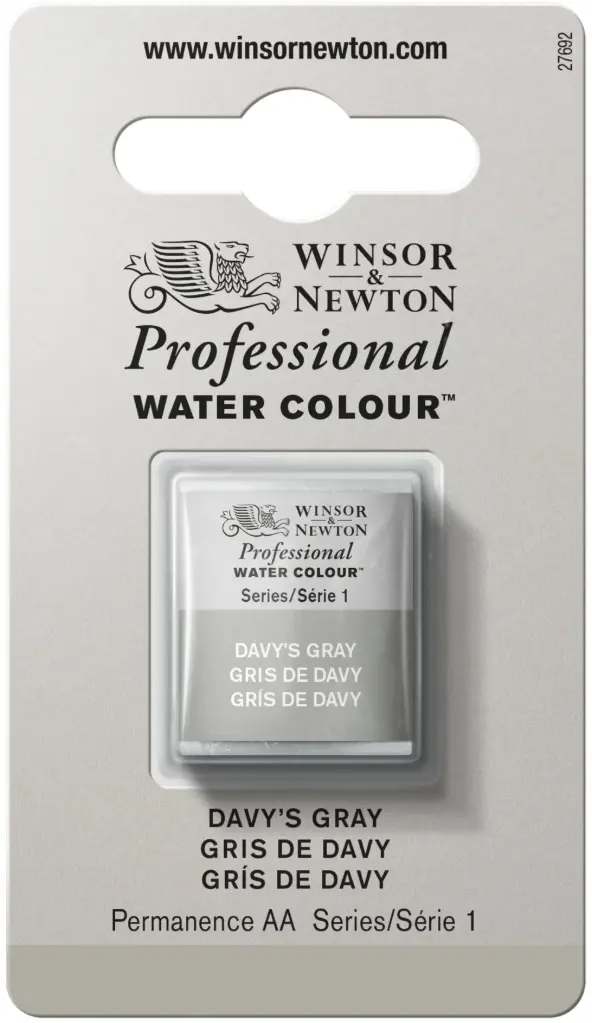w&n professional watercolour h/pan davys gry usa - serie 1
