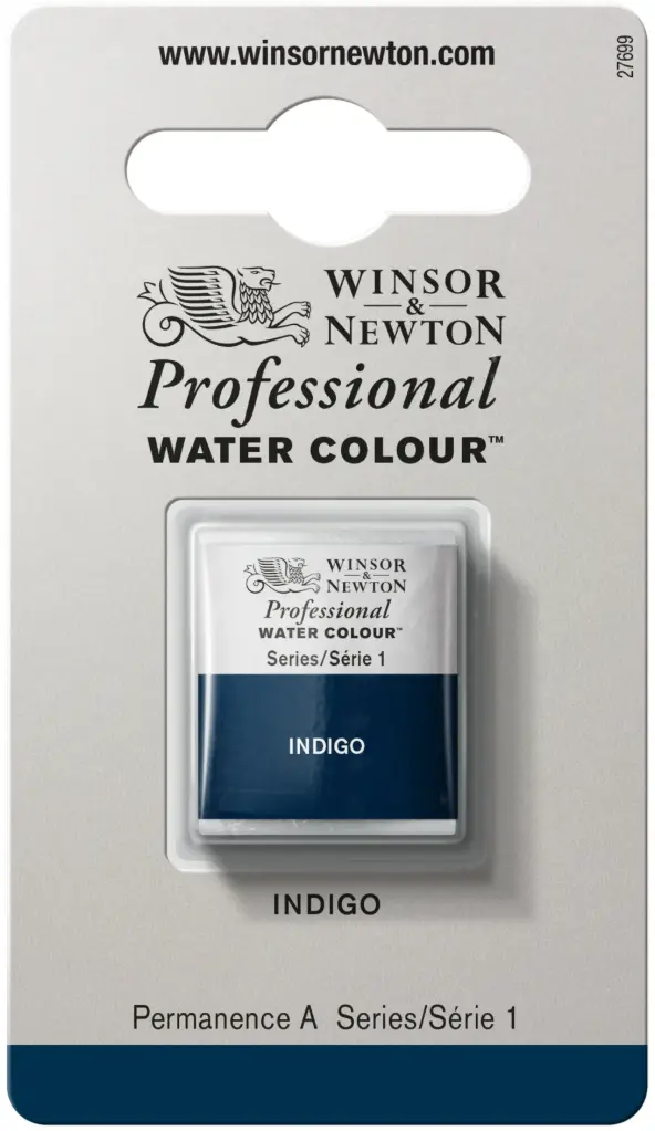 w&n professional watercolour h/pan indigo - serie 1