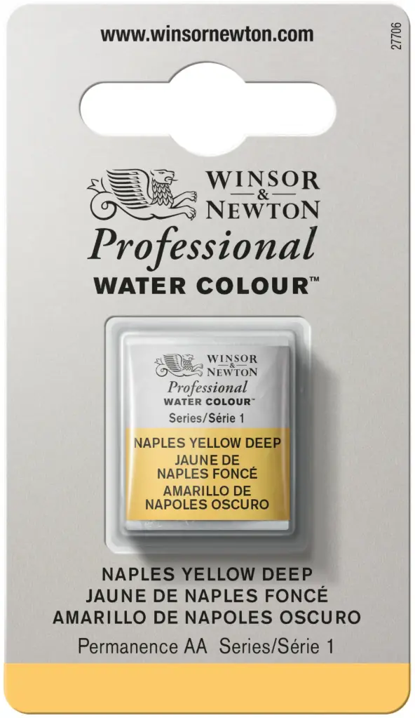 w&n professional watercolour h/pan naples yell dp - serie 1