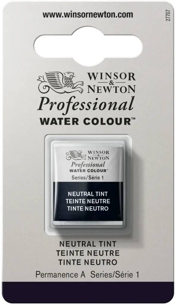w&n professional watercolour h/pan neutral tint - serie 1