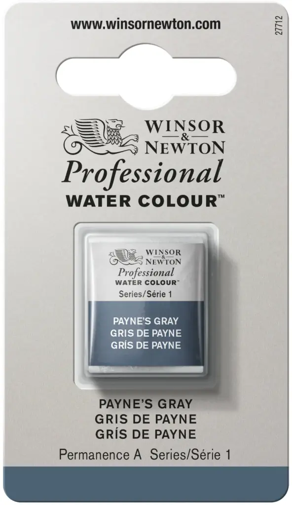 w&n professional watercolour h/pan payn's gray  -- serie 1
