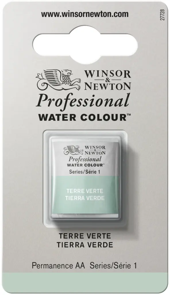 w&n professional watercolour h/pan terre verte - serie 1