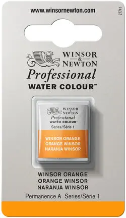 w&n professional watercolour h/pan winsor orange - serie 1