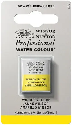 w&n professional watercolour h/pan winsor yellow - serie 1
