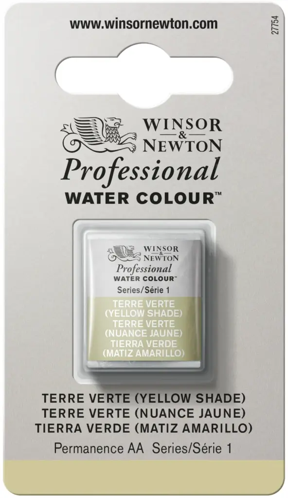 w&n professional watercolour h/pan ter vert ys'04 - serie 1