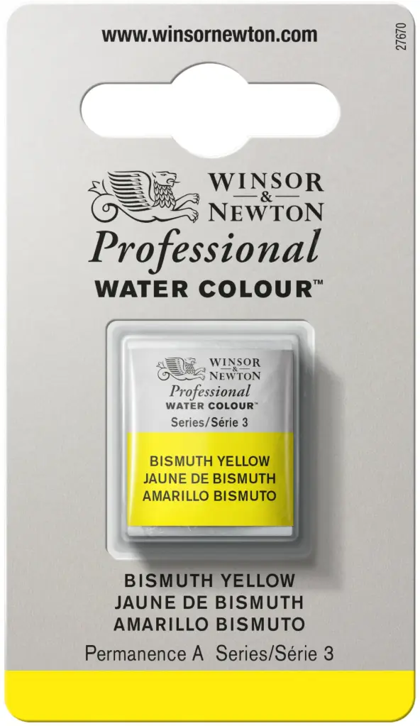 w&n professional watercolour h/pan bismuth yellow - serie 3