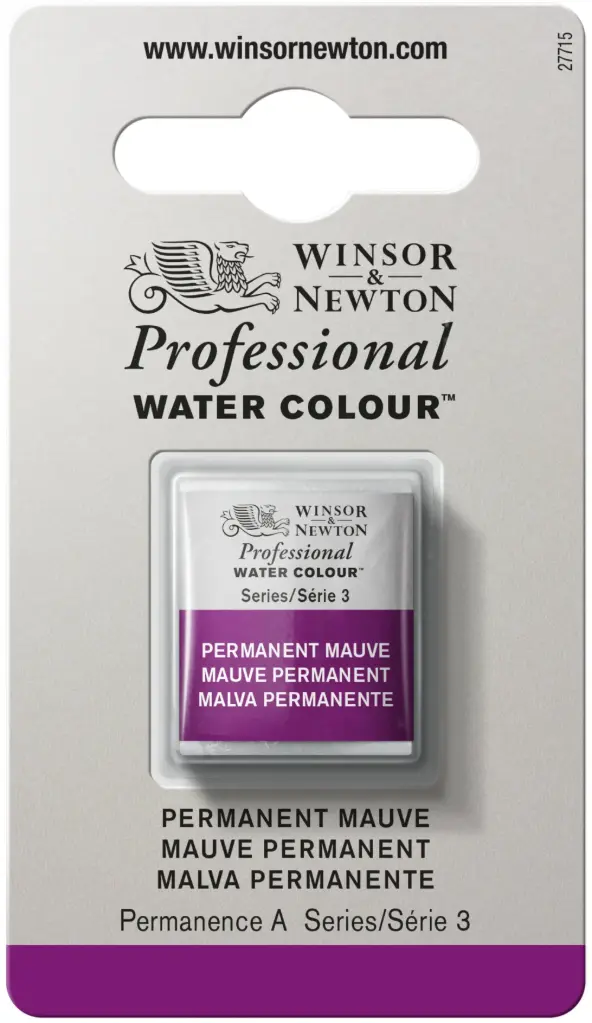 w&n professional watercolour h/pan perm mauve - serie 3
