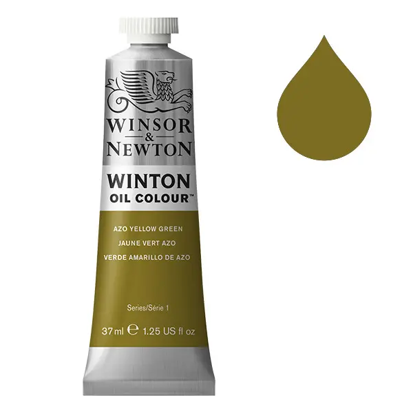 Winsor & Newton Winton Oil Colour 37ml Azo Yellow Green