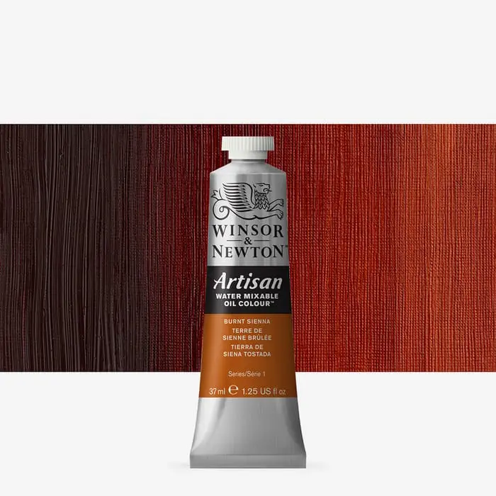 w&n artisan 37ml burnt sienna serie 1