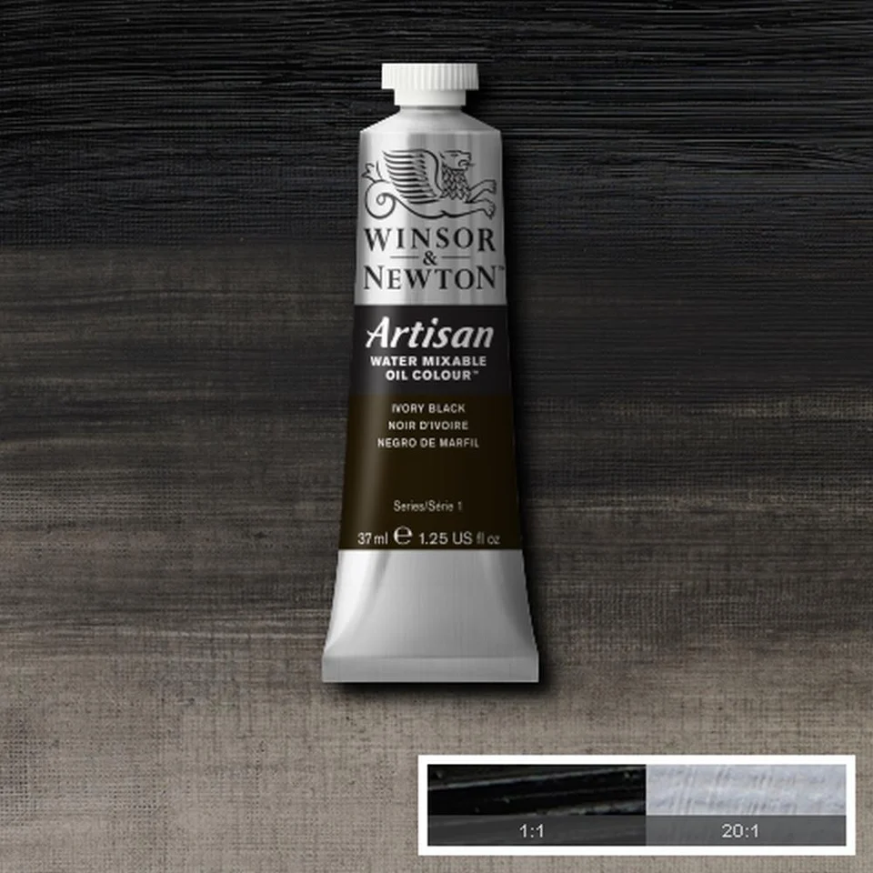 w&n artisan 37ml ivory black serie 1