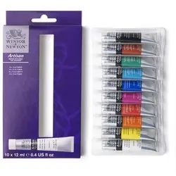winsor & newton artisan water mixable oil colour 10x12ml beginners set