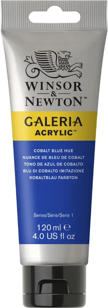 w&n galeria acrylic colour 120ml cobalt blue hue