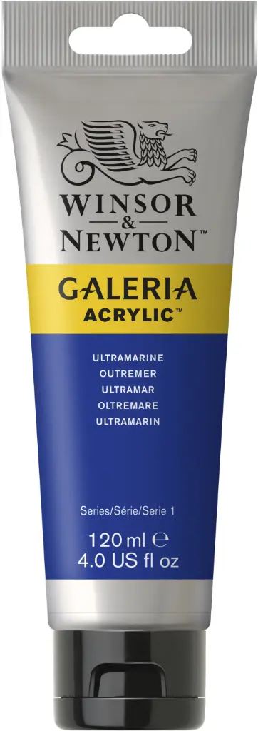 w&n galeria acrylic colour 120ml ultramarine