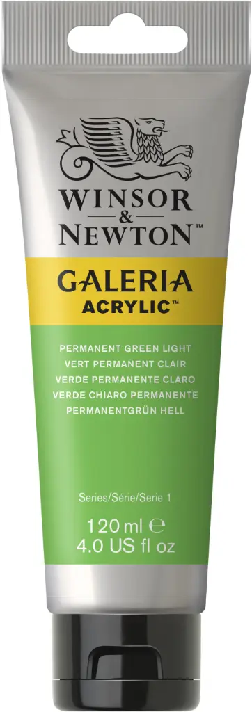 w&n galeria acrylic colour 120ml perm green light
