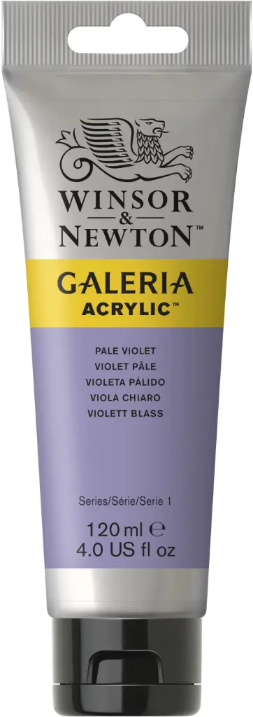 w&n galeria acrylic colour 120ml pale violet