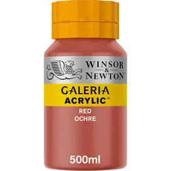 w&n galeria acrylic colour red ochre,500ml   