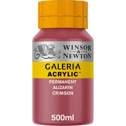 w&n galeria acrylic colour perm alizarin crimson, 500ml 