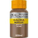 w&n galeria acrylic colour vandyke brown, 500ml 