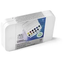 w&n cotman watercolour brush pen set 12hp