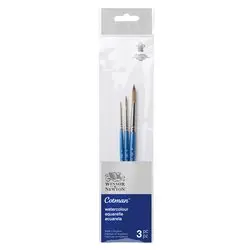 w&n cotman brush short handle pack of 3 v.2