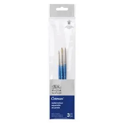 w&n cotman brush short handle pack of 3 v.1