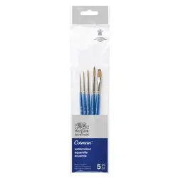 w&n cotman brush short handle pack of 5 v.1