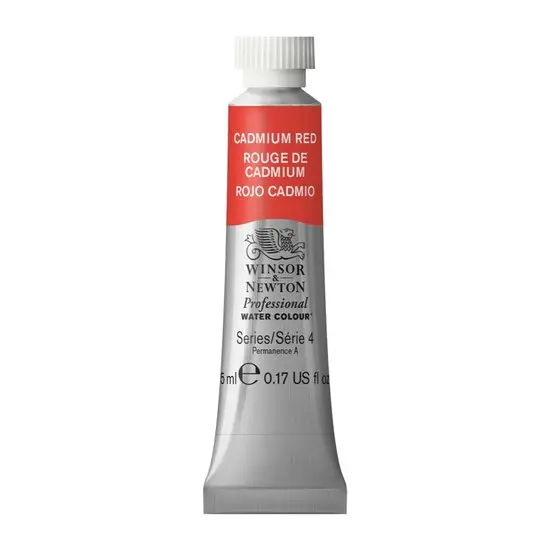 w&n professional watercolour 5ml cad red row serie 4