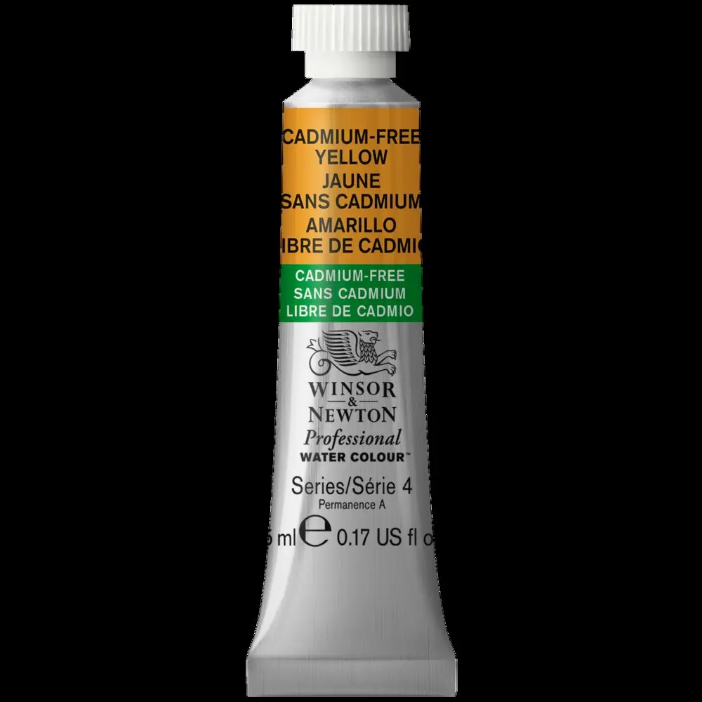 w&n professional watercolour 5ml cad yell row