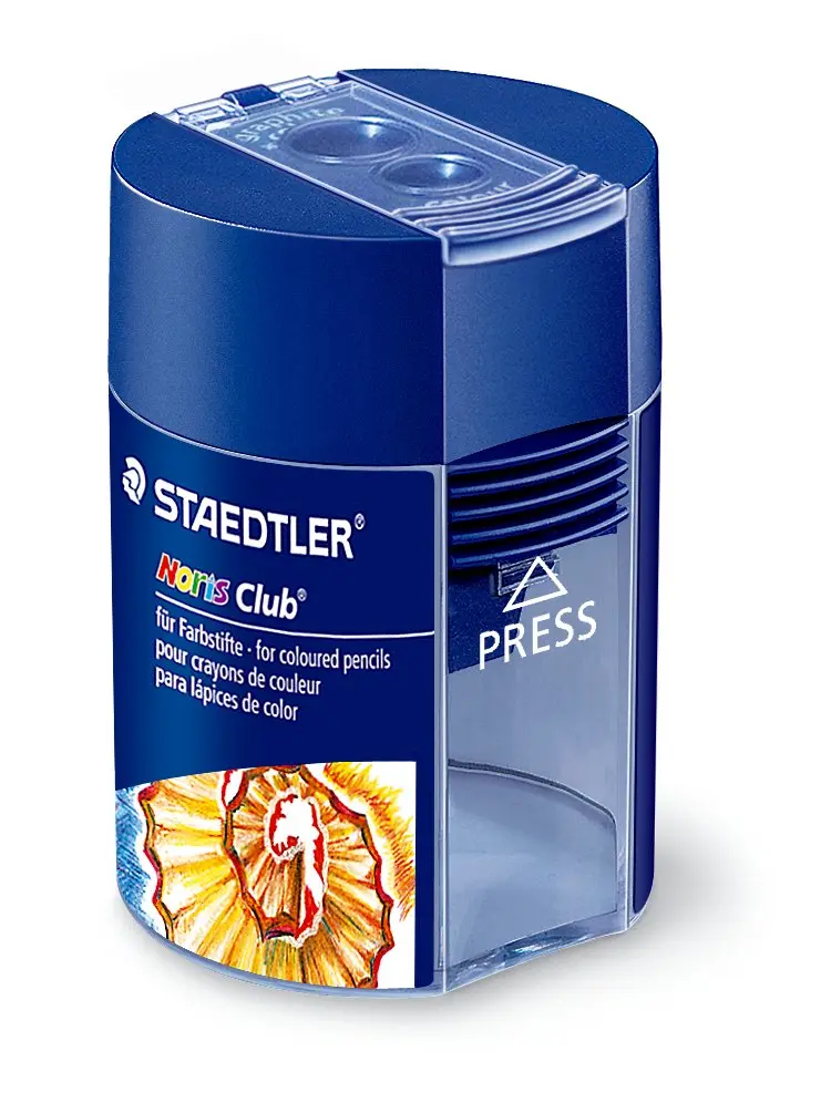 slijper met potje noris club staedtler (2-gaats)