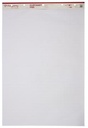PERGAMY FLIPCHARTPAPIER, ft 65 x 98 cm, GERUIT EN BLANCO, PAK MET 50 BLADEN