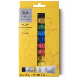 w&n galeria acrylic colour 10x12ml access set