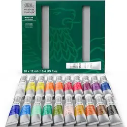w&n winton oil colour 20x12ml beginners set
