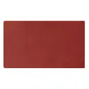 Rhodiarama Soepele Onderlegger Formaat M - 80X40 Cm - In Italiaans Kunstleer - Oranjerood