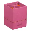 Rhodiarama Pennenhouder In Italiaans Kunstleer 8X8X11 Cm - Fuchsia