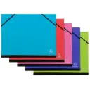Iderama® Tekenmap Met Elastiek - 24X32Cm Voor A4 Formaat - Geassorteerde Kleuren
