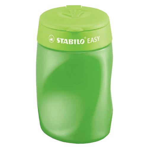 Stabilo Easysharpener - Ergonomische 3 In 1 Puntenslijper - Rechtshandig - Groen - Geschikt Voor Alle Potloden