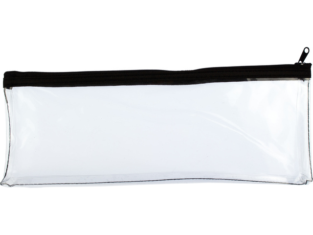 Etui Kangaro Transparant 125X330Mm Zwarte Rits